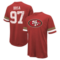 San Francisco 49ers  Nick Bosa  Majestic Threads Name & Number Oversized Fit T-Shirt