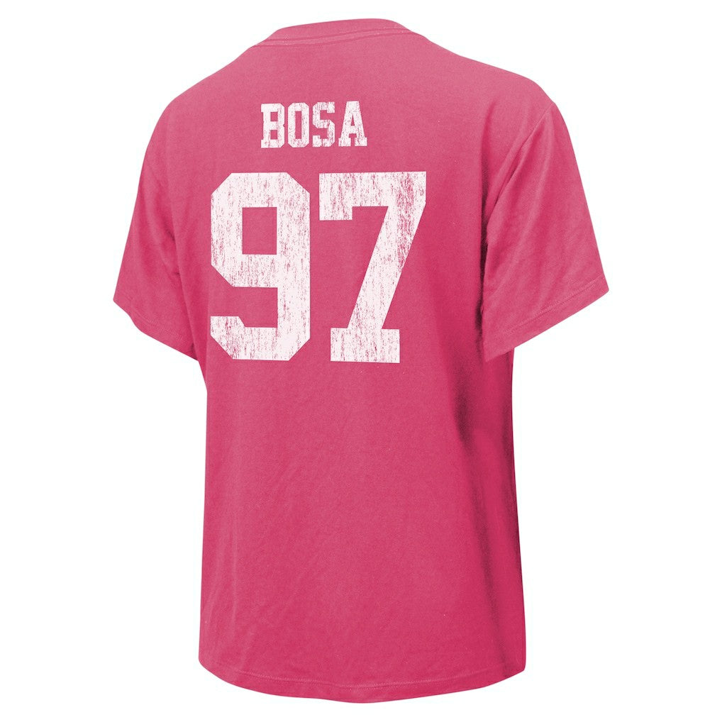 San Francisco 49ers  Nick Bosa  Majestic Threads Women's Name & Number T-Shirt