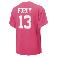 San Francisco 49ers  Brock Purdy  Majestic Threads Women's Name & Number T-Shirt