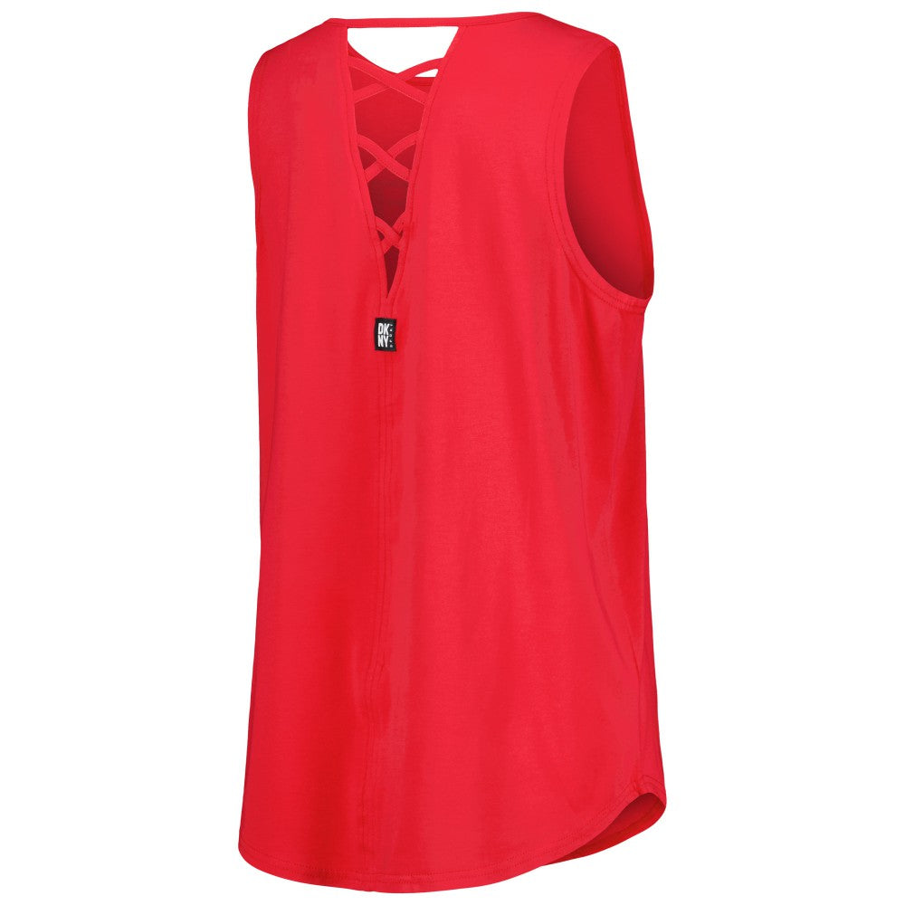 Los Angeles Angels DKNY Sport Women's Claire Fashion Tri-Blend Tank Top | MLB Sale