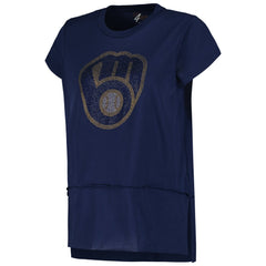Milwaukee Brewers G-III 4Her by Carl Banks Women's Cheer Fashion T-Shirt | MLB Outlet