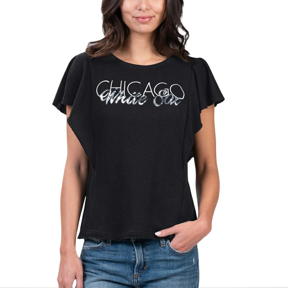Chicago White Sox G-III 4Her by Carl Banks Women's Crowd Wave T-Shirt | MLB Outlet