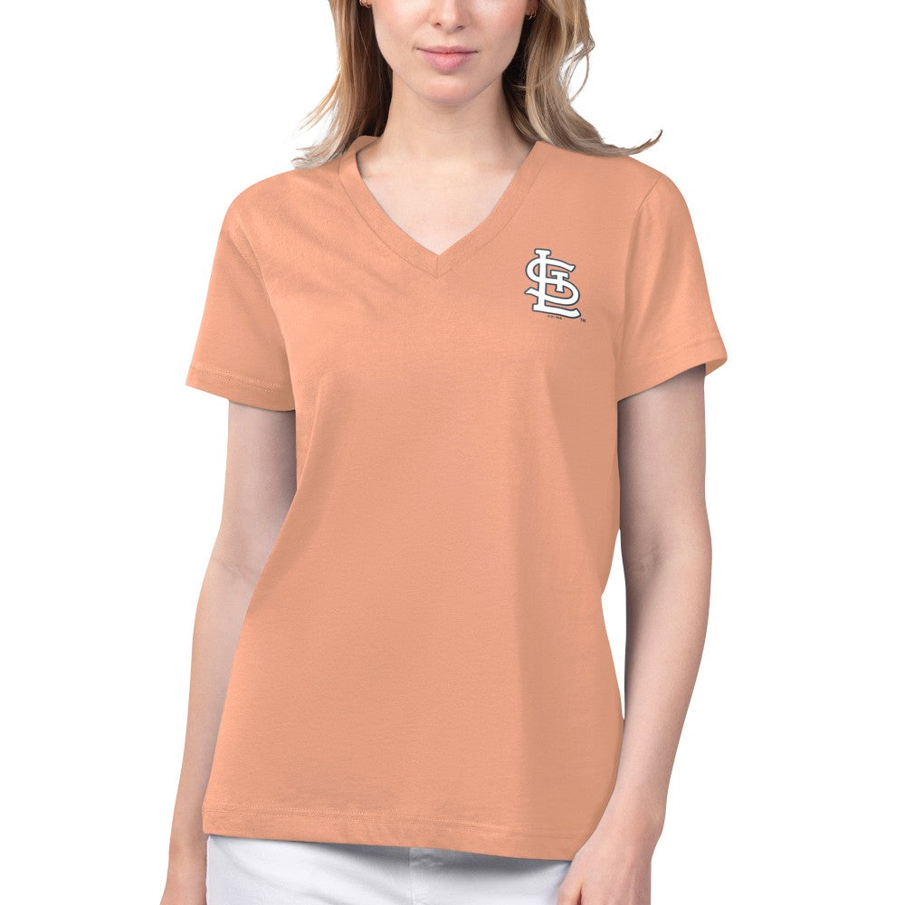 St. Louis Cardinals Margaritaville Women's Game Time V-Neck T-Shirt | MLB Online