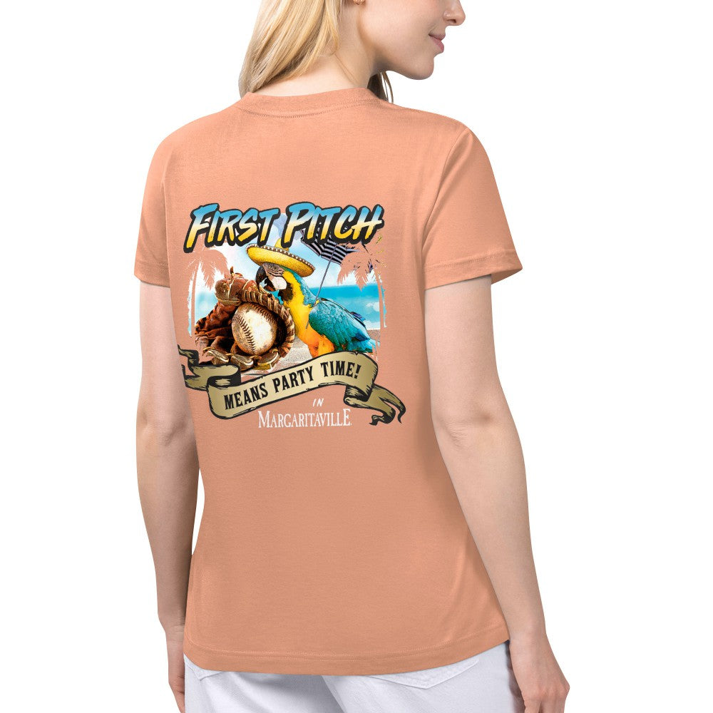 St. Louis Cardinals Margaritaville Women's Game Time V-Neck T-Shirt | MLB Online