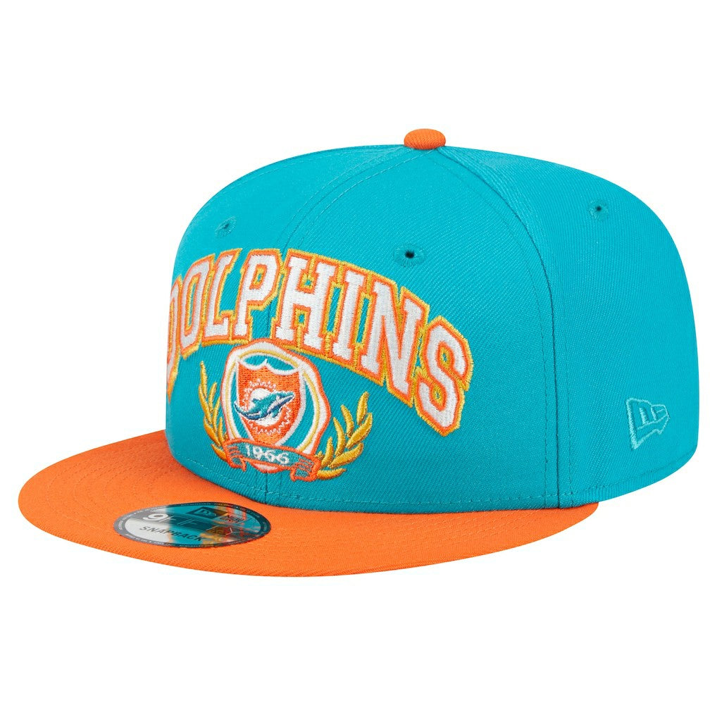 Miami Dolphins New Era Team Establish 9FIFTY Snapback Hat