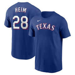 Jonah Heim Texas Rangers Nike Youth Name & Number T-Shirt | MLB Shop