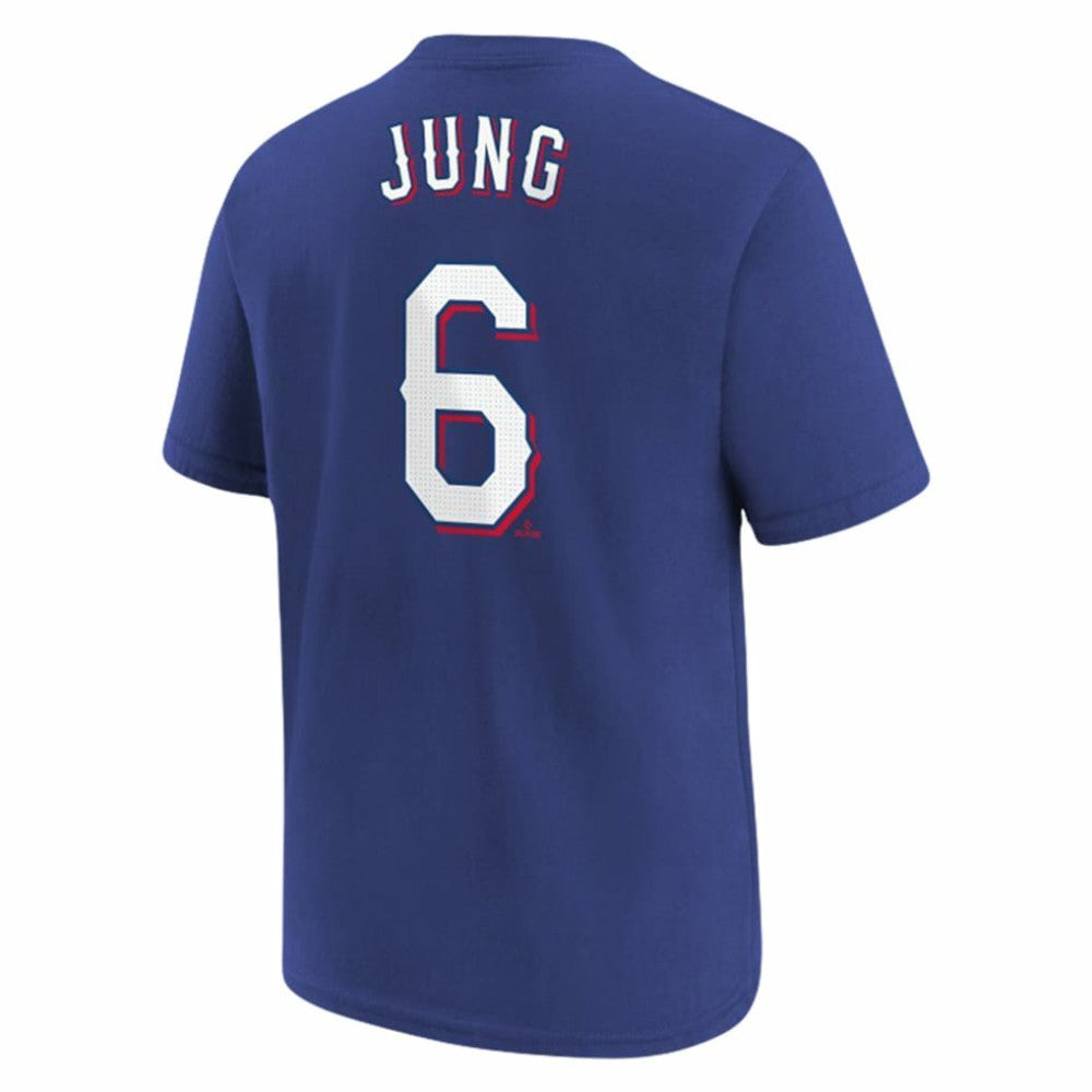 Josh Jung Texas Rangers Nike Youth Name & Number T-Shirt | MLB Shop