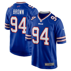 Buffalo Bills Nike Andrew Brown  Game Jersey