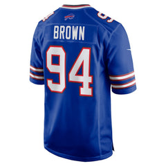 Buffalo Bills Nike Andrew Brown  Game Jersey
