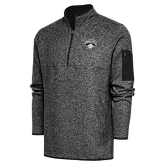 New York Knicks Antigua Metallic Logo Fortune Quarter-Zip Jacket Outlet