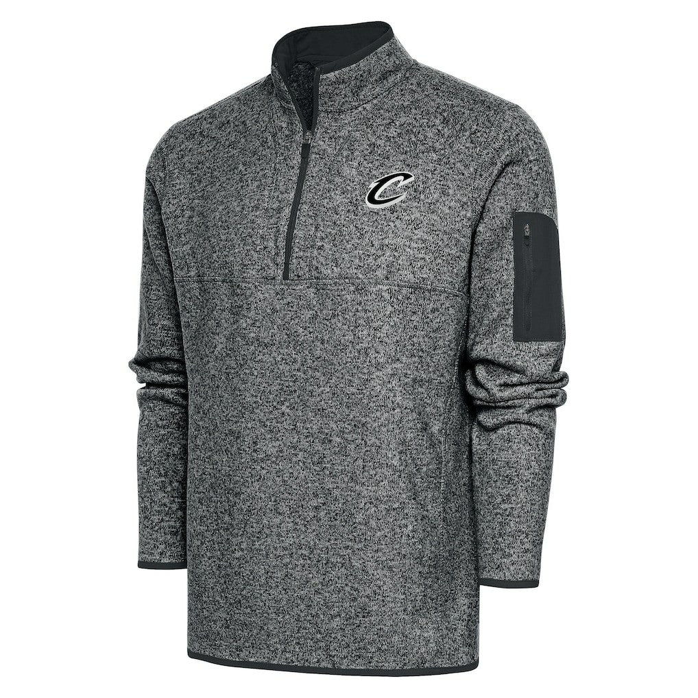 Cleveland Cavaliers Antigua Metallic Logo Big & Tall Fortune Quarter-Zip Jacket sale New