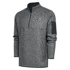 Cleveland Cavaliers Antigua Metallic Logo Big & Tall Fortune Quarter-Zip Jacket sale New