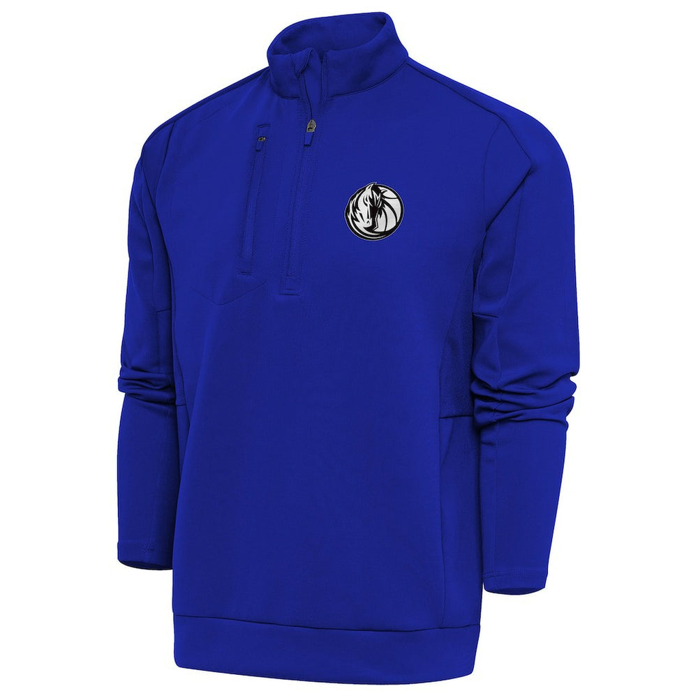 Dallas Mavericks Antigua Metallic Logo Generation Quarter-Zip Top sale Discount