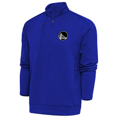 Golden State Warriors Antigua Metallic Logo Generation Quarter-Zip Top sale New