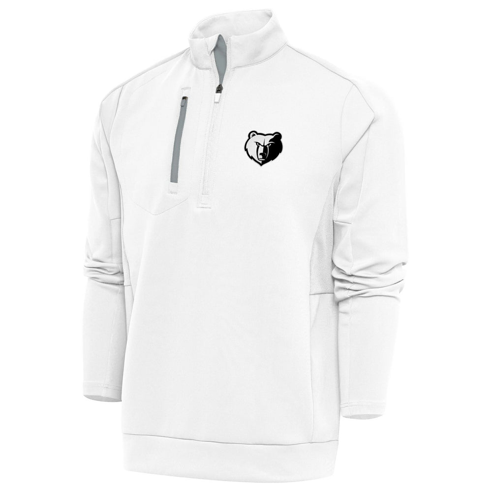 Memphis Grizzlies Antigua Metallic Logo Generation Quarter-Zip Top New