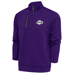 Los Angeles Lakers Antigua Metallic Logo Generation Quarter-Zip Top On Sale