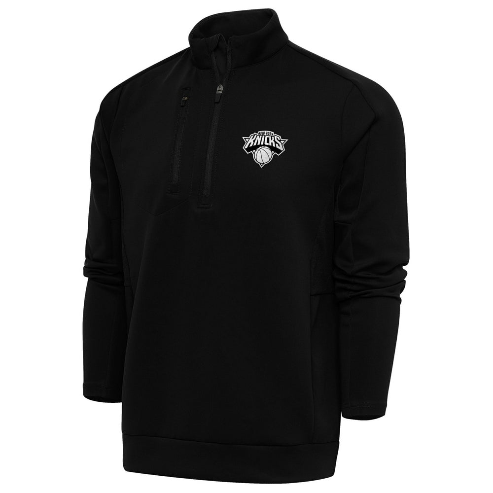 New York Knicks Antigua Metallic Logo Generation Quarter-Zip Top Discount