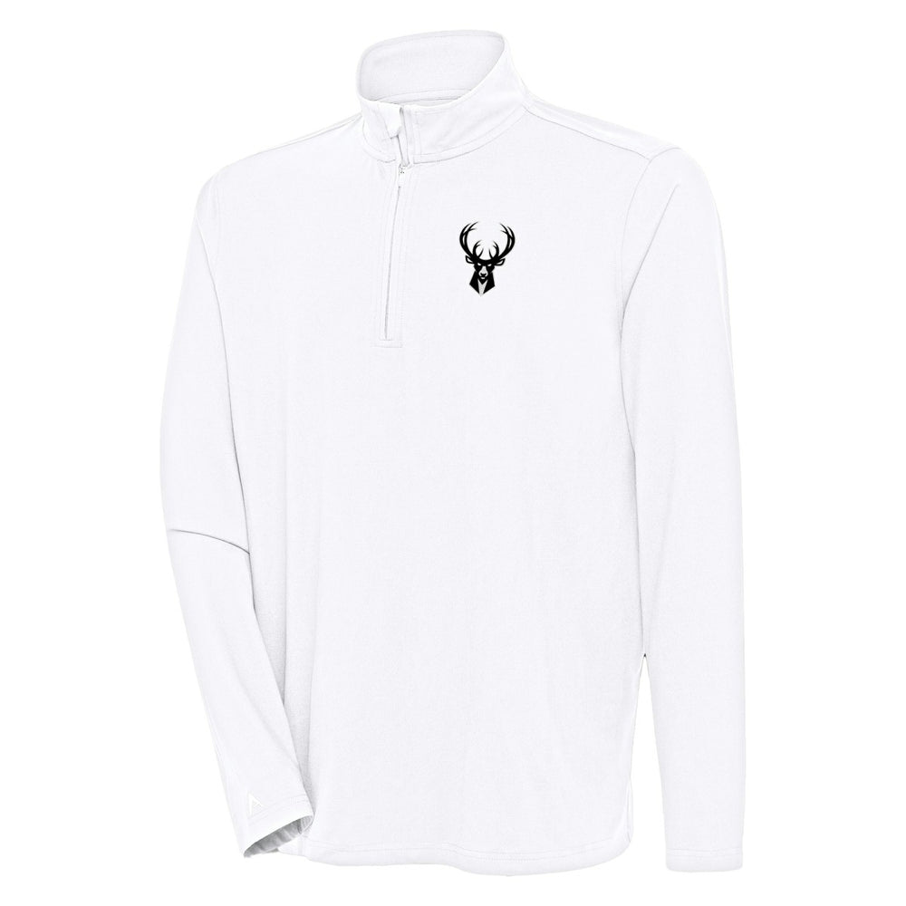 Milwaukee Bucks Antigua Hunk Quarter-Zip Top Discount