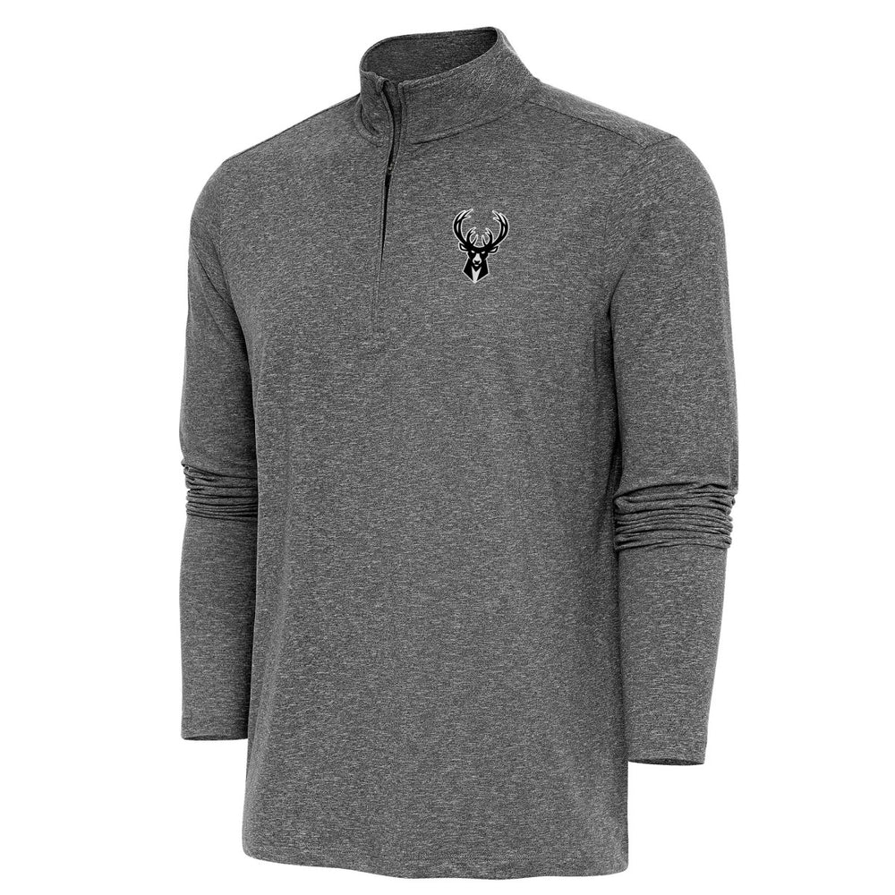 Milwaukee Bucks Antigua Hunk Quarter-Zip Top New
