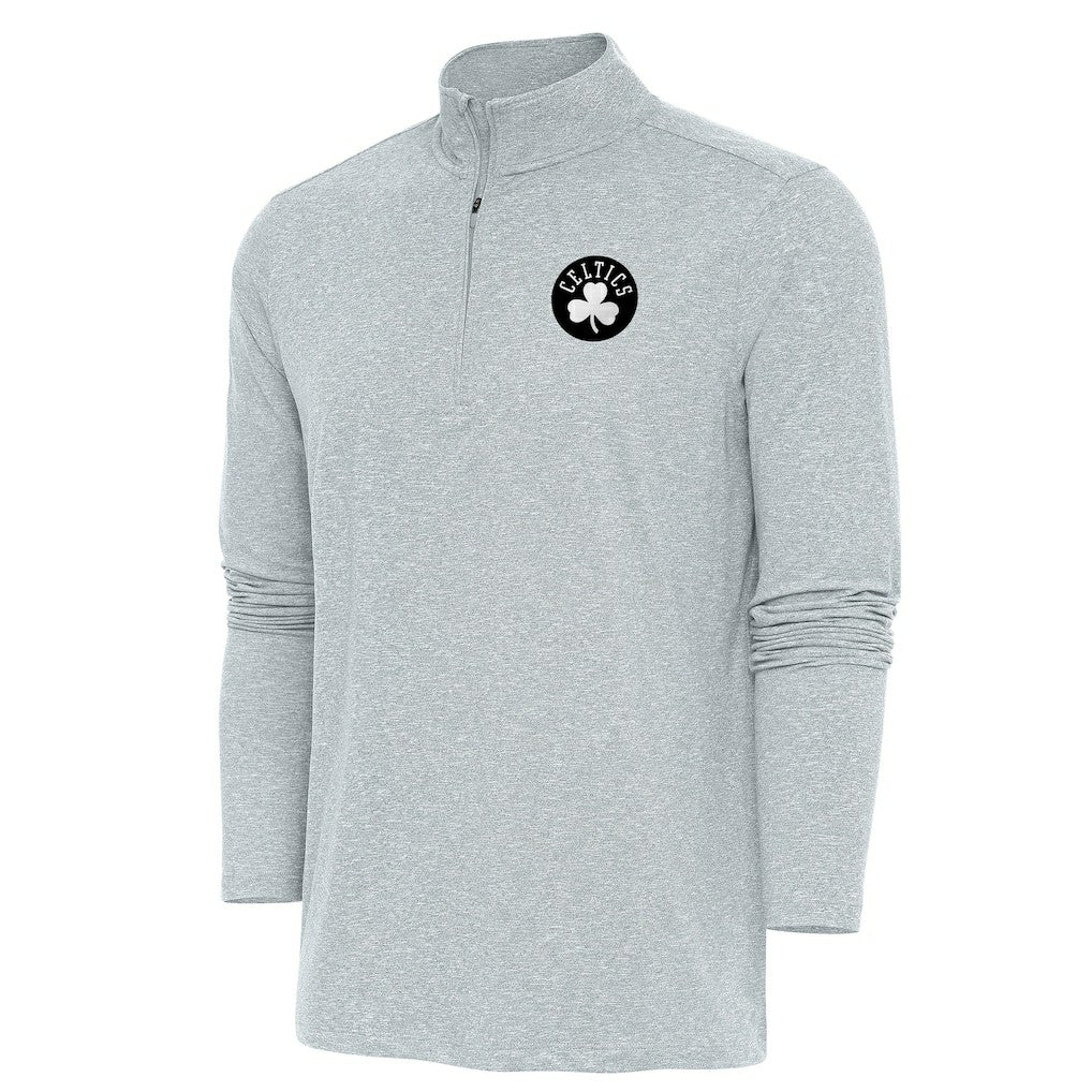 Boston Celtics Antigua Hunk Quarter-Zip Top For Sale
