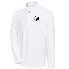 Memphis Grizzlies Antigua Metallic Logo Tribute Quarter-Zip Top Discount