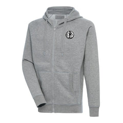 Dallas Mavericks Antigua Metallic Logo Victory Raglan Full-Zip Hoodie sale Discount