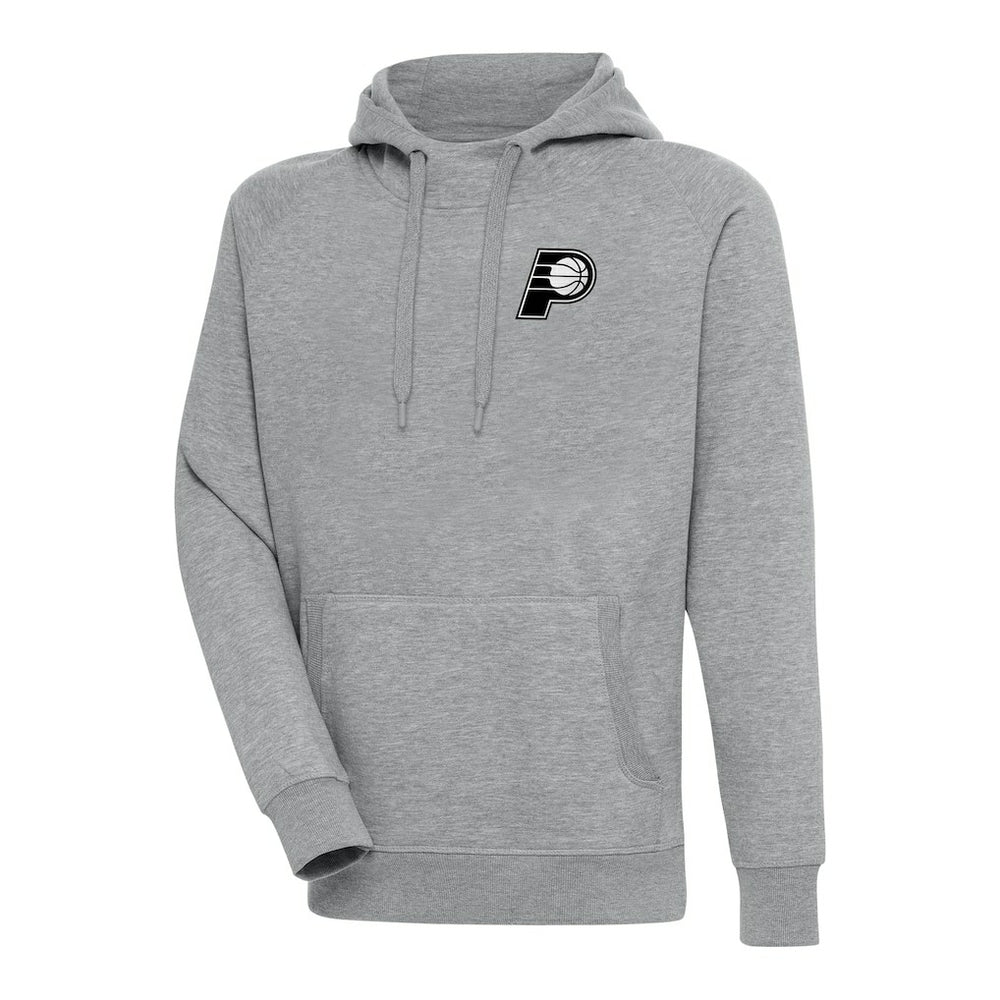 Indiana Pacers Antigua Metallic Logo Victory Raglan Pullover Hoodie Online