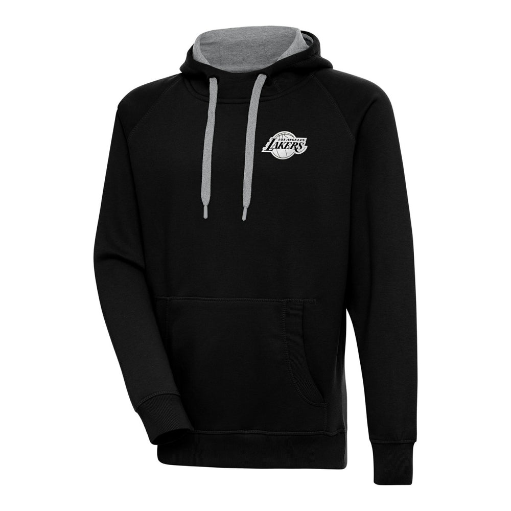 Los Angeles Lakers Antigua Metallic Logo Victory Raglan Pullover Hoodie Online