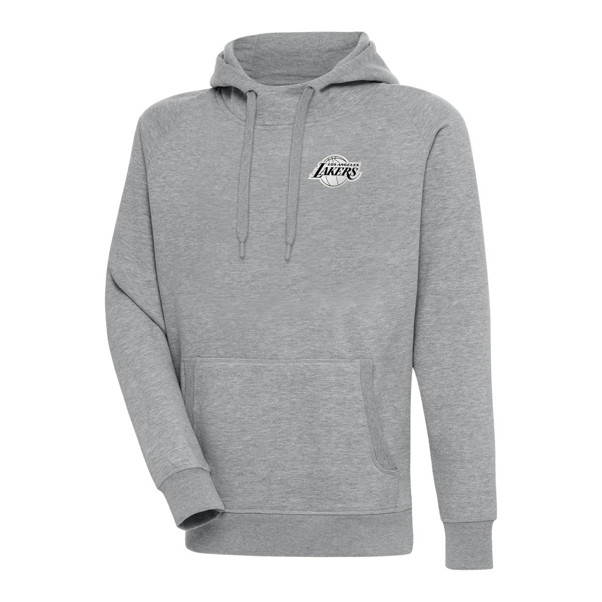 Los Angeles Lakers Antigua Metallic Logo Victory Raglan Pullover Hoodie Online