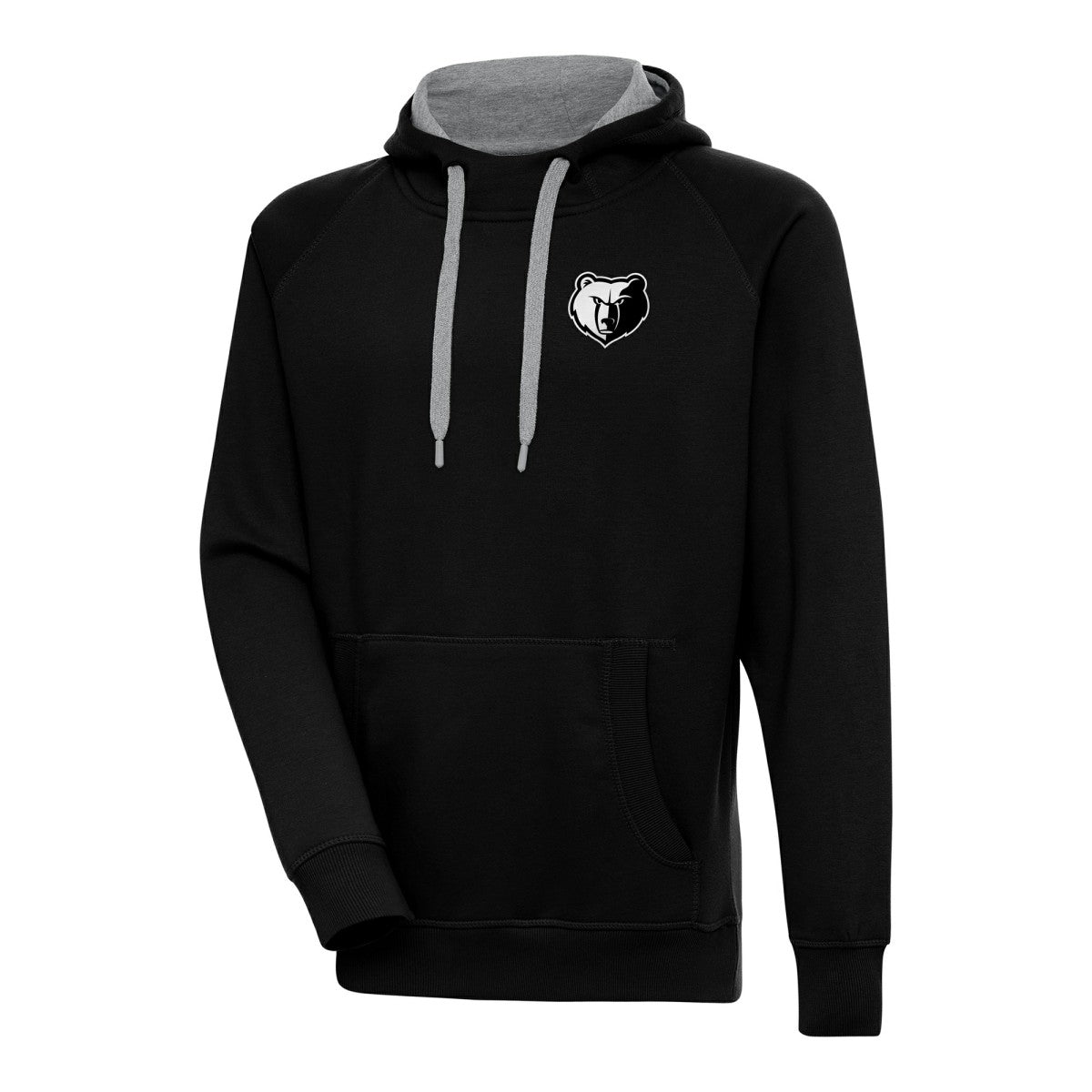 Memphis Grizzlies Antigua Metallic Logo Victory Raglan Pullover Hoodie Discount