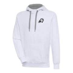 Phoenix Suns Antigua Metallic Logo Victory Raglan Pullover Hoodie Discount