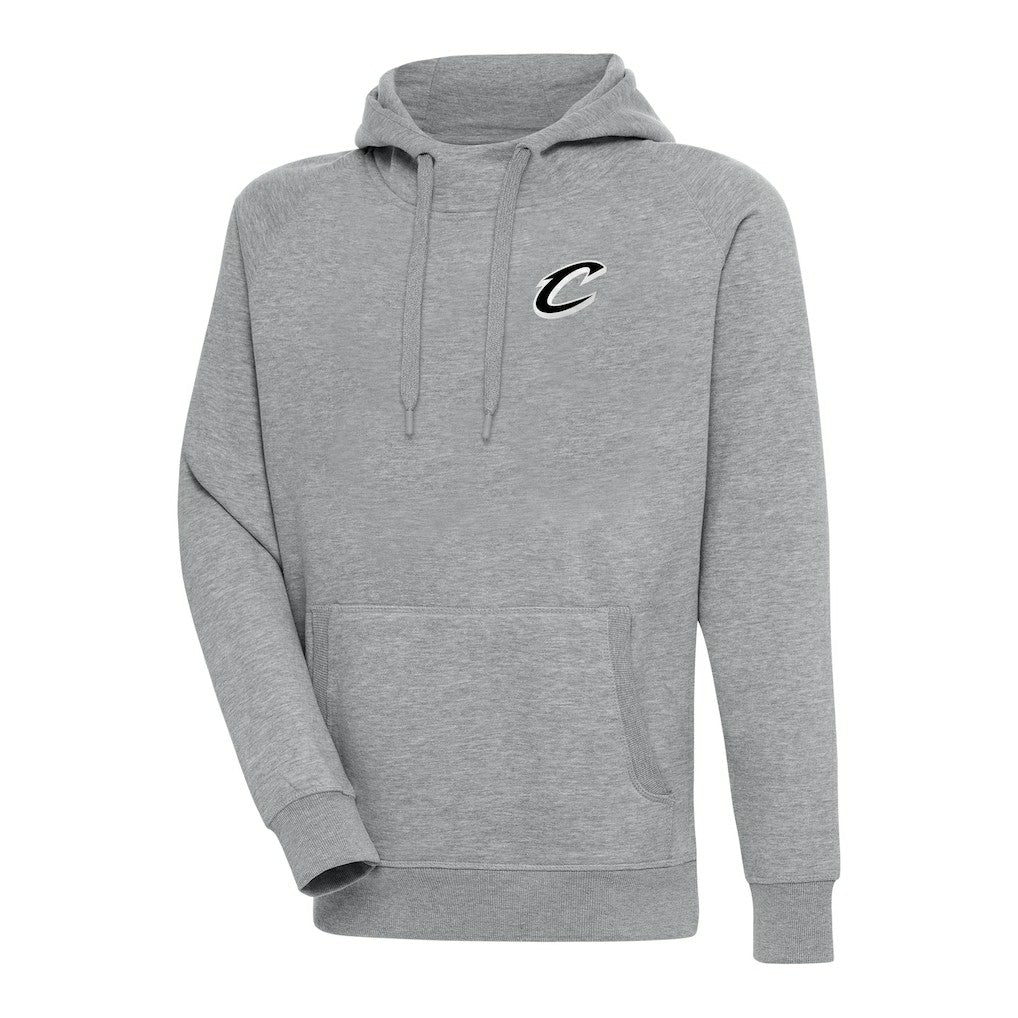 Cleveland Cavaliers Antigua Metallic Logo Victory Raglan Pullover Hoodie sale Online