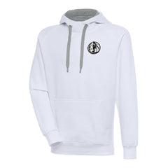 Dallas Mavericks Antigua Metallic Logo Victory Raglan Pullover Hoodie sale On Sale