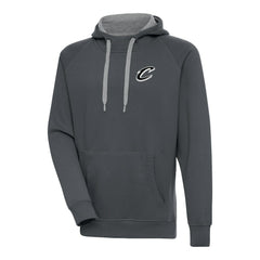 Cleveland Cavaliers Antigua Metallic Logo Victory Raglan Pullover Hoodie sale For Sale