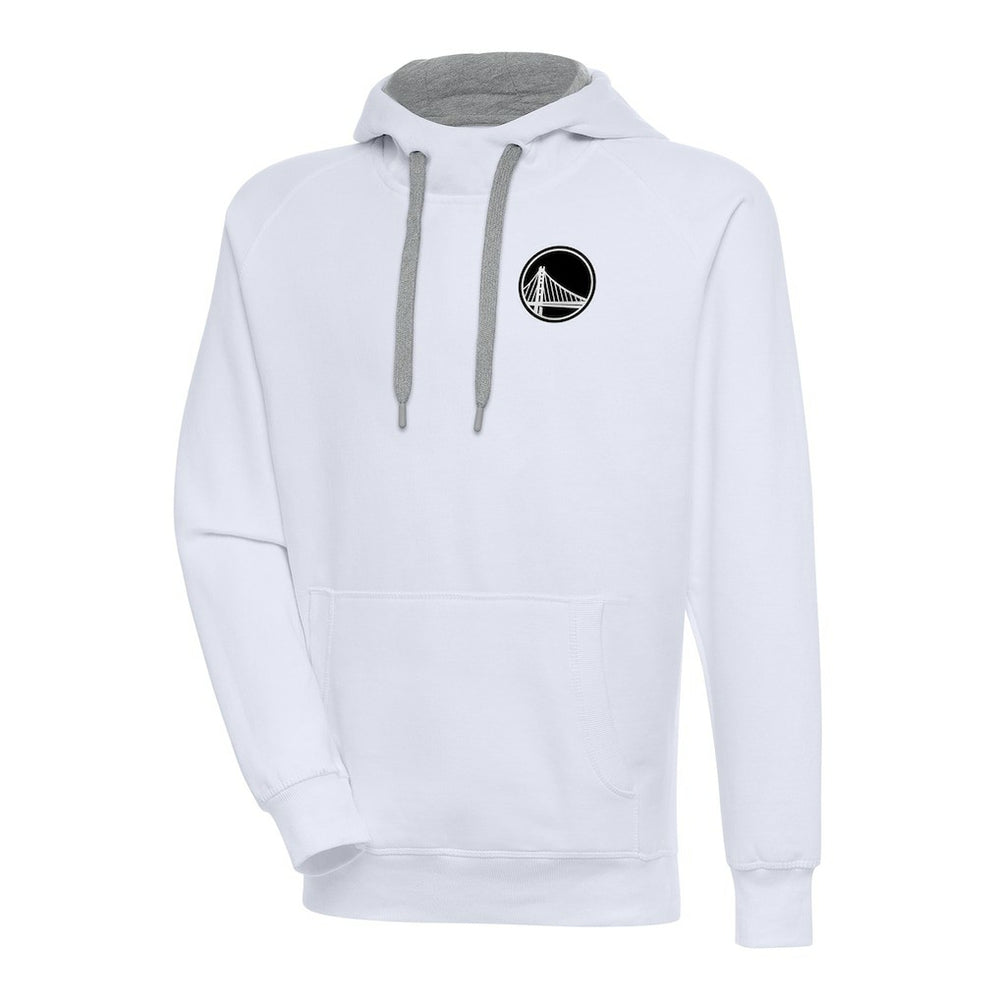 Golden State Warriors Antigua Metallic Logo Victory Raglan Pullover Hoodie sale Online