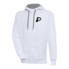 Indiana Pacers Antigua Metallic Logo Victory Raglan Pullover Hoodie Online