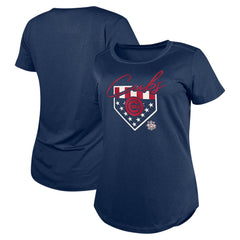 Chicago Cubs New Era Women's Americana T-Shirt | MLB New