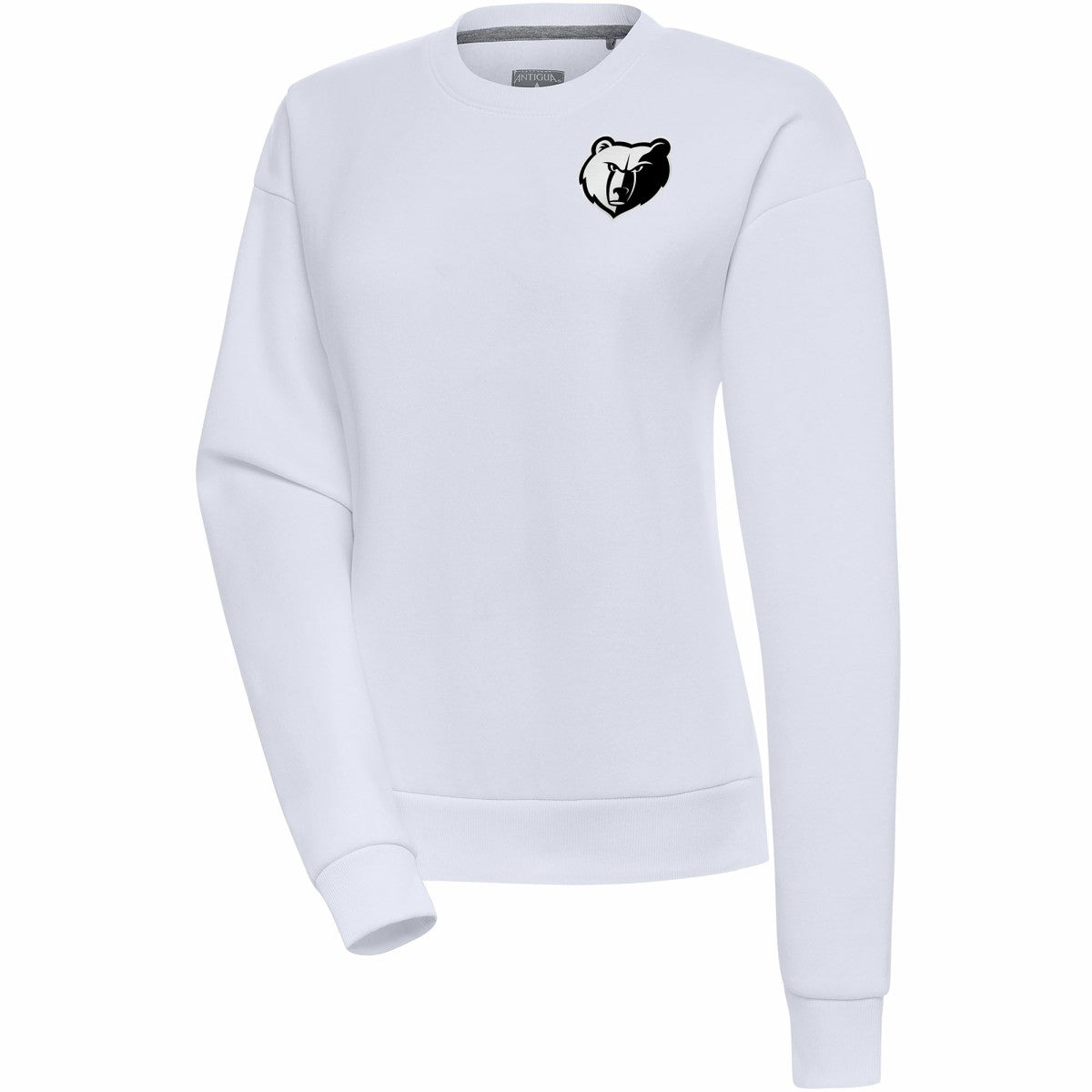 Memphis Grizzlies Antigua Women's Brushed Metallic Victory Pullover Sweatshirt - White discount Outlet