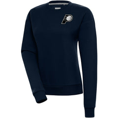 Indiana Pacers Antigua Women's Brushed Metallic Victory Pullover Sweatshirt - Navy shop Online