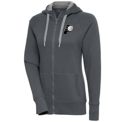 Indiana Pacers Antigua Women's Brushed Metallic Victory Full-Zip Hoodie - Charcoal shop For Sale