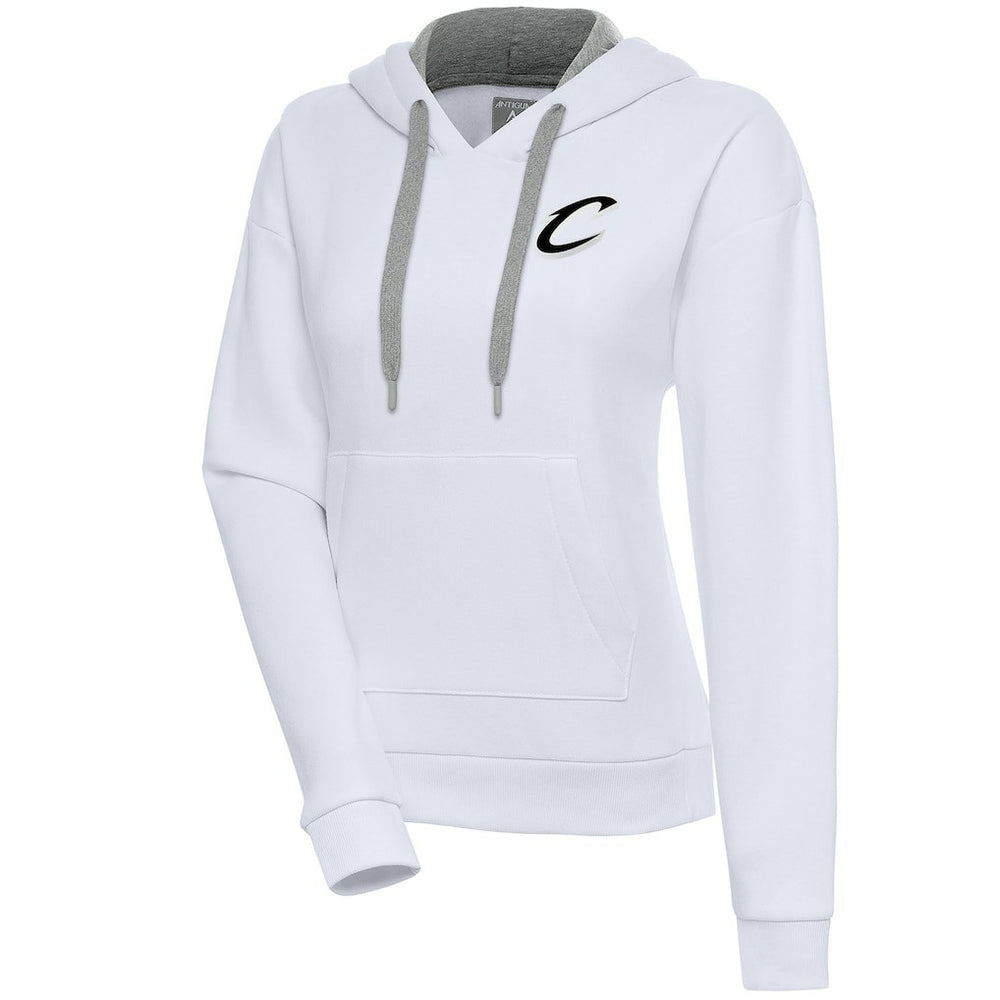 Cleveland Cavaliers Antigua Women's Brushed Metallic Victory Pullover Hoodie - White sale Online