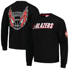 Portland Trail Blazers Hardwood Classics There and Back Pullover Sweatshirt New