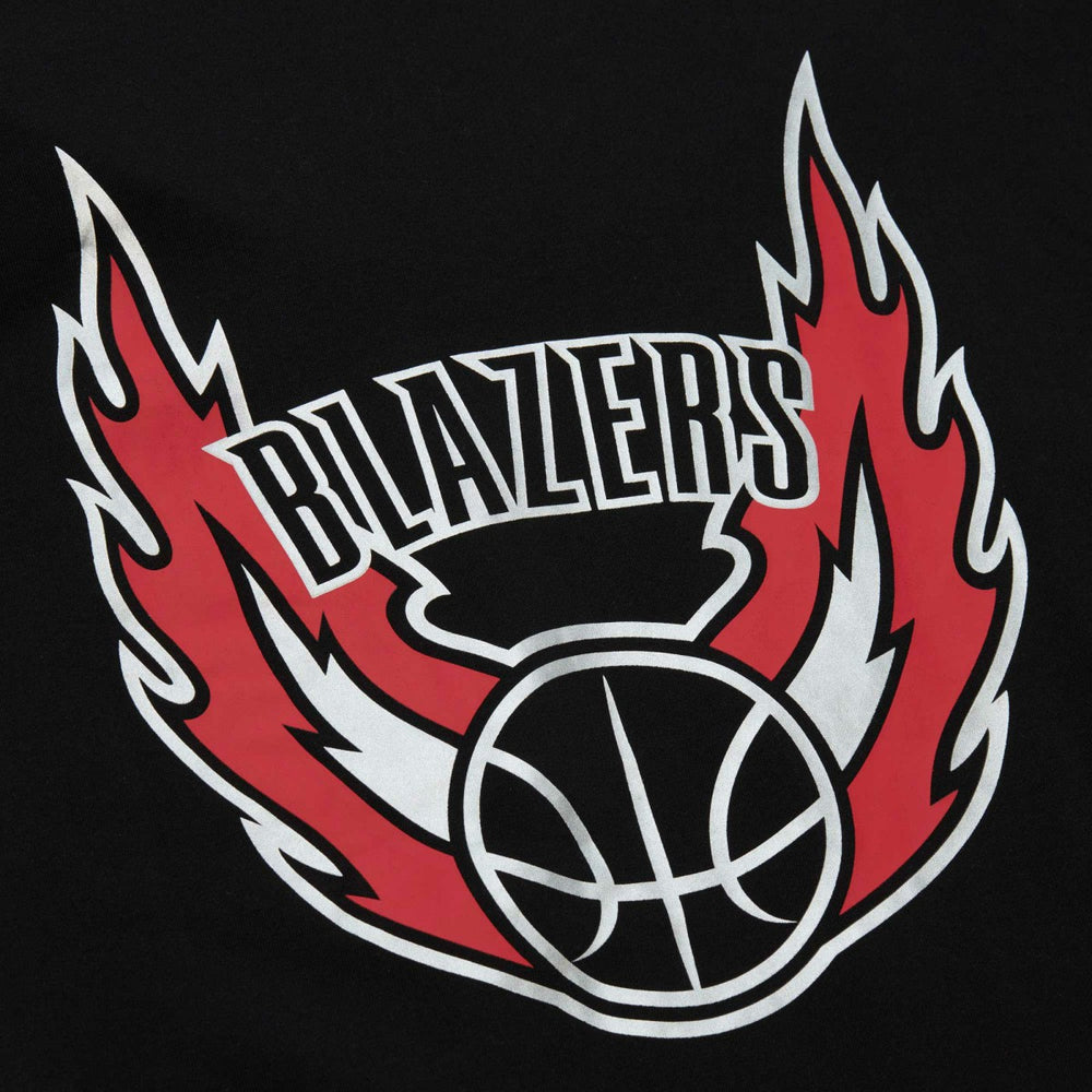 Portland Trail Blazers Hardwood Classics There and Back Pullover Sweatshirt New
