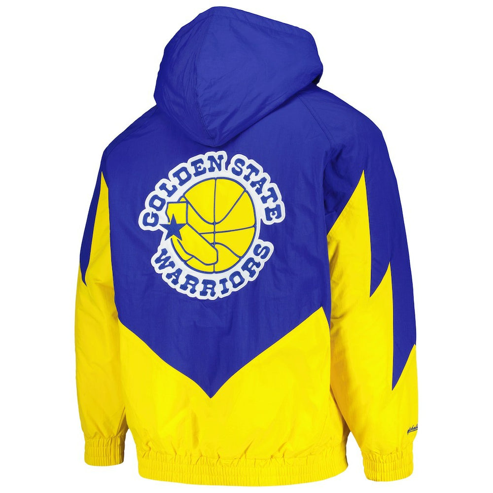 Golden State Warriors Hardwood Classics Retro Quilted Raglan Full-Zip Hoodie sale On Sale