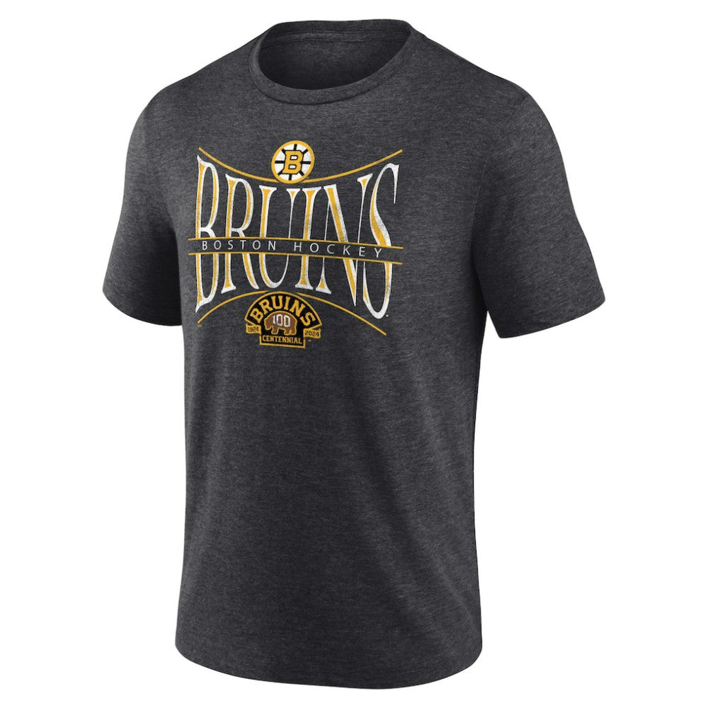 Boston Bruins Fanatics Centennial Hockey Tri-Blend T-Shirt Discount