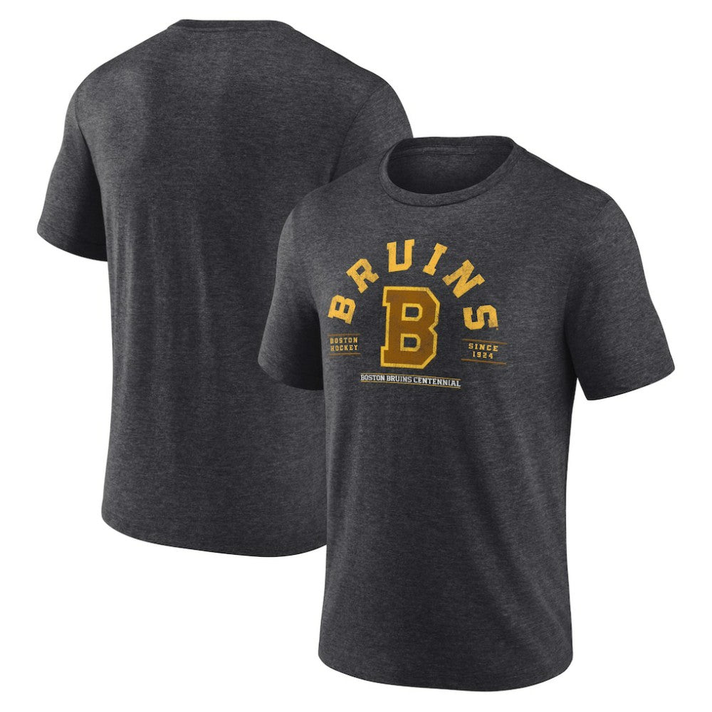 Boston Bruins Fanatics Centennial The Early Years Tri-Blend T-Shirt For Sale