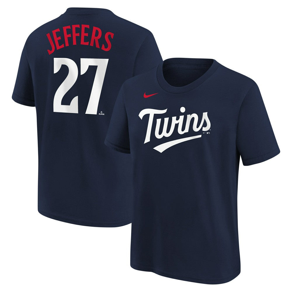 Ryan Jeffers Minnesota Twins Nike Youth Name & Number T-Shirt | MLB For sale