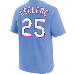 Jose Leclerc Texas Rangers Nike Youth Name & Number T-Shirt | MLB Online