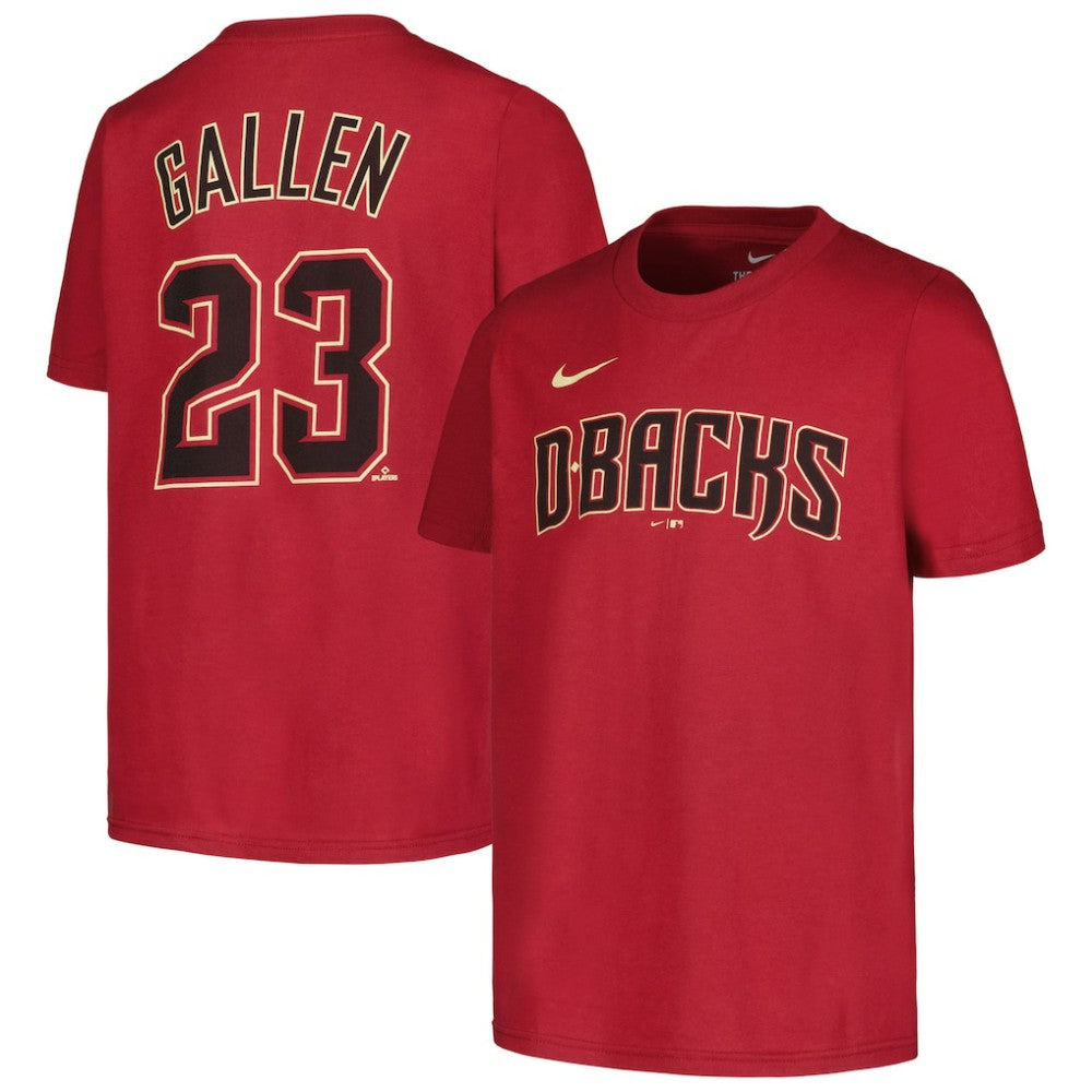 Zac Gallen Arizona Diamondbacks Nike Youth Name & Number T-Shirt | MLB Outlet