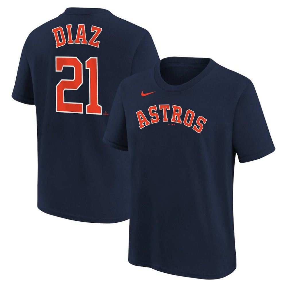 Yainer Diaz Houston Astros Nike Youth Name & Number T-Shirt | MLB New